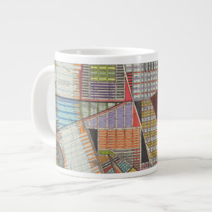 Grande Tasse Carte moderne de New York II