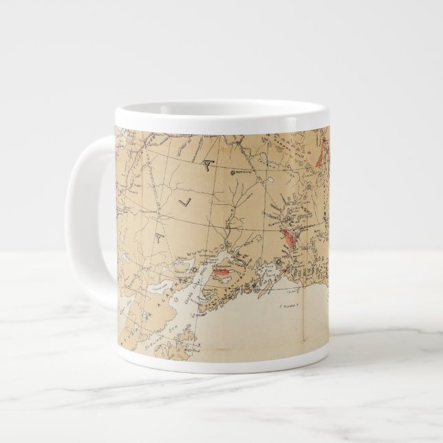 Grande Tasse Carte montrant les routes de San Francisco à l'Ala (Devant gauche)