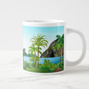 Grande Tasse Cascade et paysages de grottes