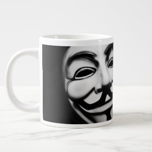 Grande Tasse Célèbre Hacker Anonymous Smile