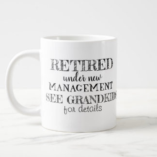 Grande Tasse Célébrer la retraite personnalisable cadeau photo