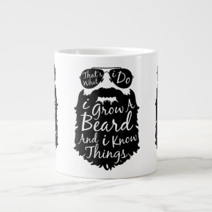 Grande Tasse C'est ce que je fais je cultive une barbe et je sa