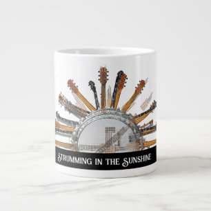 GRANDE TASSE CHAÎNES DE GUITARE AU SOLEIL