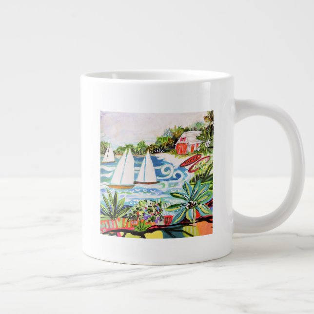 Grande Tasse Chalet rouge de la Baie II (Droite)