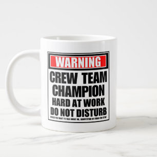 Grande Tasse Champion de l'équipe d'avertissement au travail