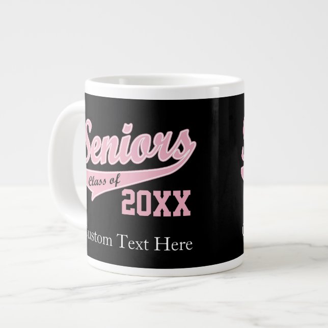 Grande Tasse Chaque année, Diplôme de troisième cycle en rose/n (Devant gauche)