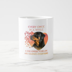 Grande Tasse Chaque fois que le chien entre dans votre vie Rott
