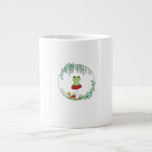 Grande Tasse Charme Cottagecore Kawaii Grenouille Goblincore Mi