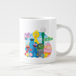 Grande Tasse Chasse aux oeufs de Pâques de la rue Sésame