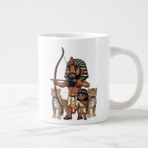Chasse dans l'Égypte antique avec des léopards