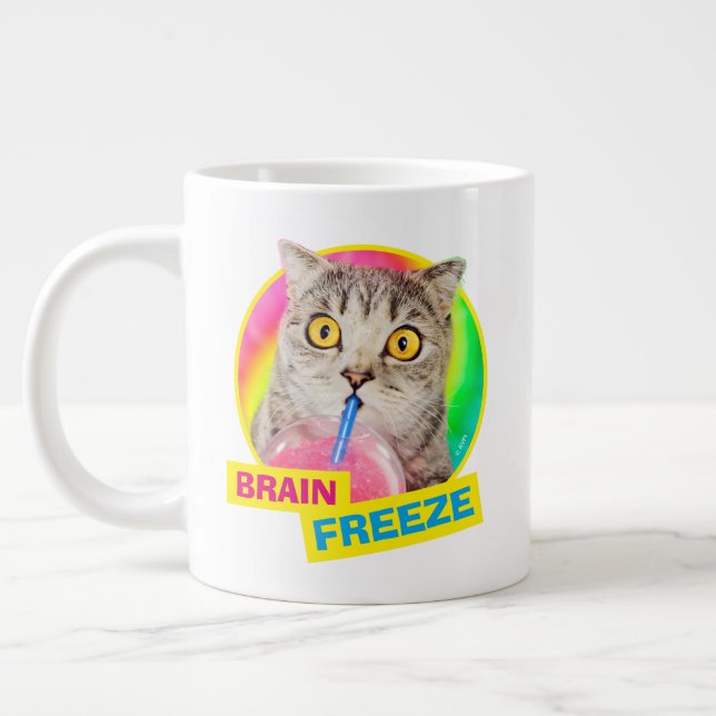 Grande Tasse Chat Boire à la rousse (Gauche)