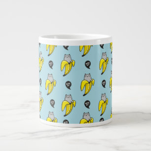 Grande Tasse Chat en banane