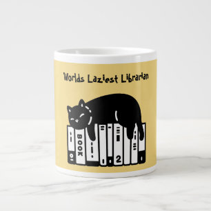 Grande Tasse Chat Mignon, Chat Drôle, Bibliothécaire Le Plus Pa