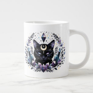 Grande Tasse Chat noir en cristal Imaginaire