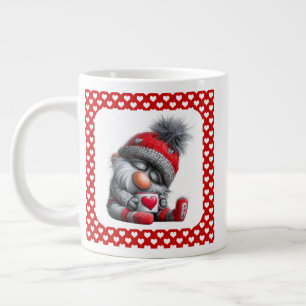 Grande Tasse "Chaud & Cosy" Gnome Endormi Cacao d'Hiver