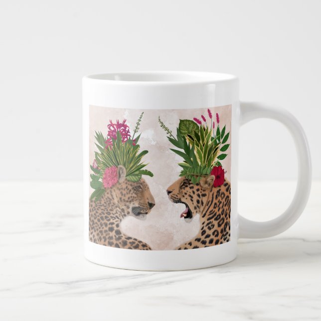 Grande Tasse Chaud House Leopards | Une paire (Droite)