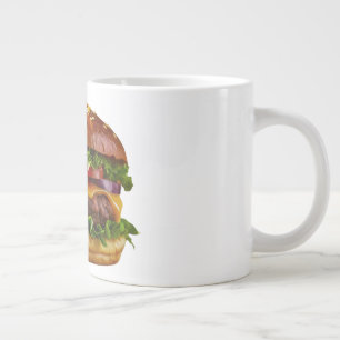 Grande Tasse ChaussureHabille hamburger empilé thic