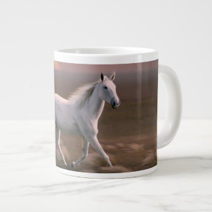 Grande Tasse Cheval du coucher de soleil