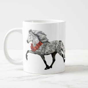Grande Tasse Cheval Islandais Noël