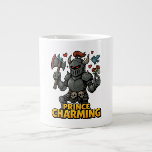 Grande Tasse Chevalier Caricature Effrayant - "Le Charme Des Pr