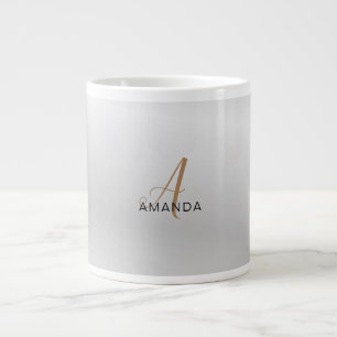 Grande Tasse Chic monogramme professionnel plain AJOUTER VOTRE 