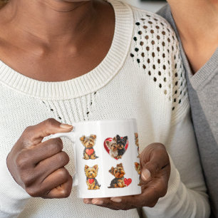 Grande Tasse Chien de Valentine Yorkshire Terrier   amoureux de