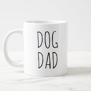 Grande Tasse "Chien Papa" Farmhouse moderne simple