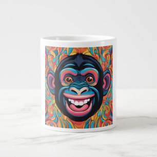 Grande Tasse Chimpanzé fou mignon