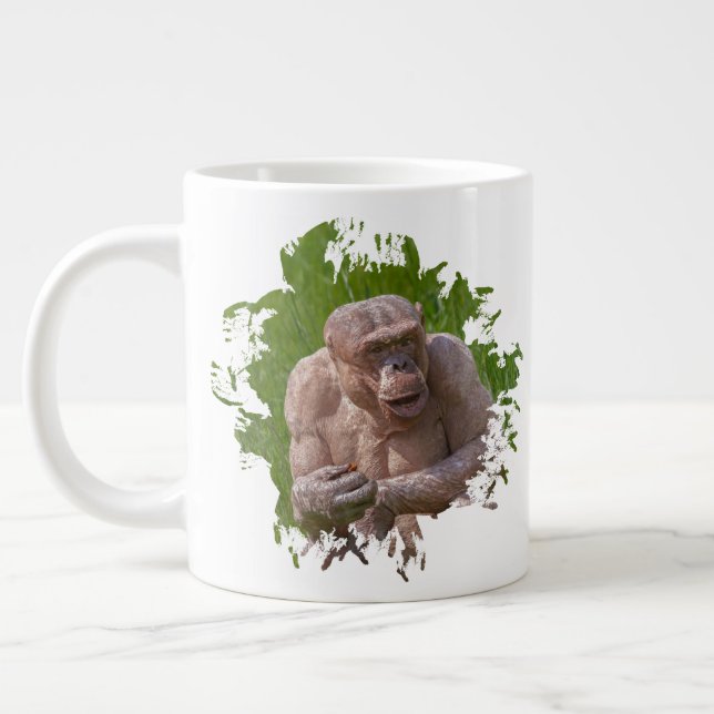 Grande Tasse Chimpanzé sans cheveux (Gauche)
