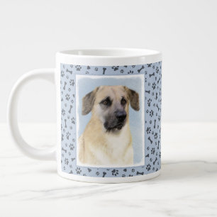 Grande Tasse Chinook (Oreilles Laissées) Peinture - Art Chien o