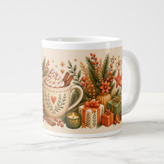 Grande Tasse Chocolat Chaud de Noël Botanique Cosy