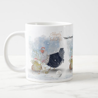 Grande Tasse Christmas Theme Boganhues Print 