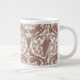 Grande Tasse Chuchotements sylvestres/Hiboux et écureuils dans