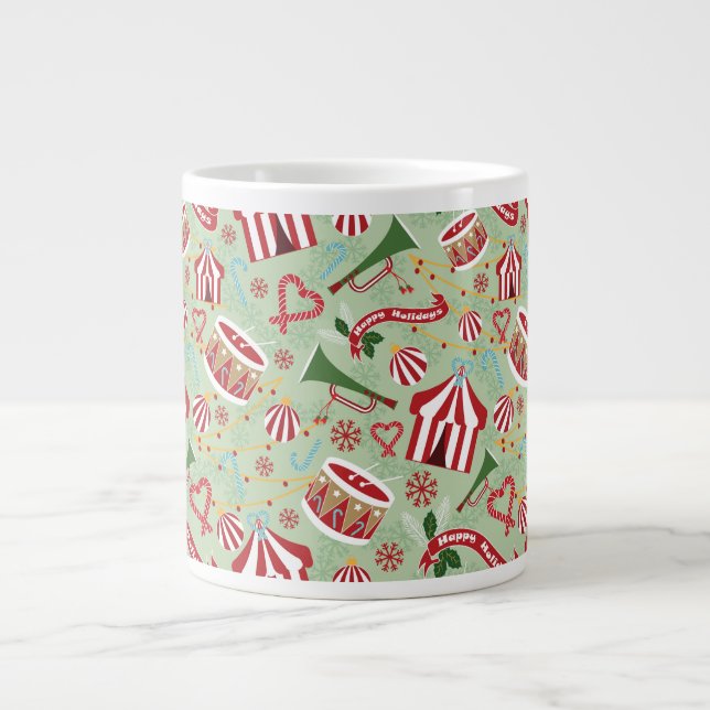 Grande Tasse Cirque de Noël (Devant)
