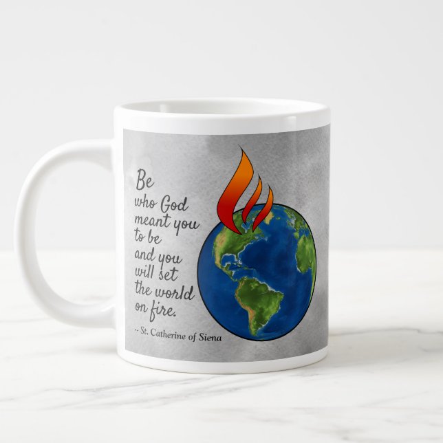 Grande Tasse Citation de la plus célèbre Sainte Catherine de Si (Gauche)