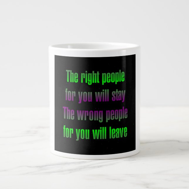 Grande Tasse Citation d'encouragement # 156 (Devant)