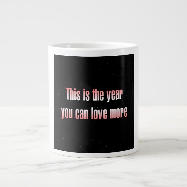 Grande Tasse Citation d'encouragement # 207 (Devant)