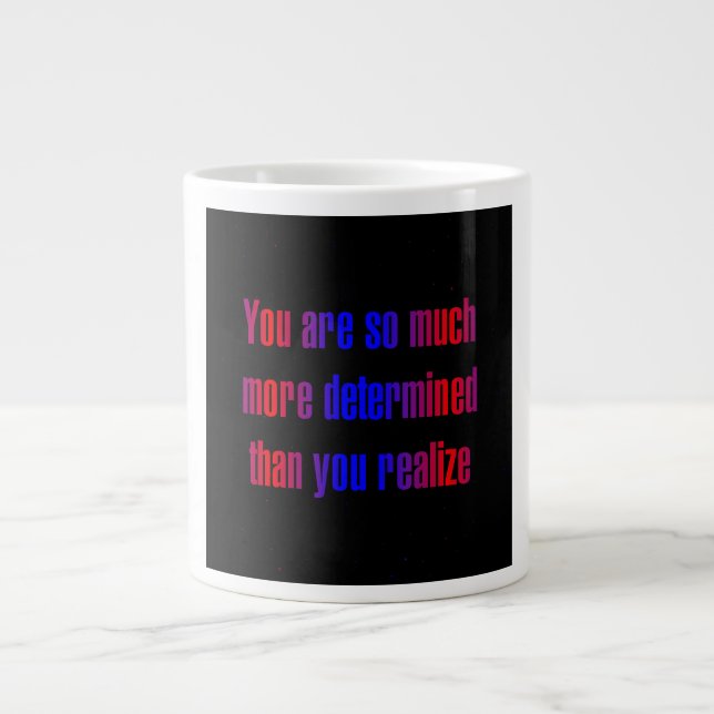 Grande Tasse Citation d'encouragement # 284 (Devant)