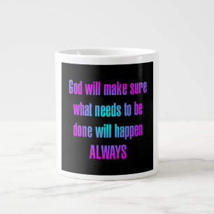 Grande Tasse Citation d'encouragement # 85