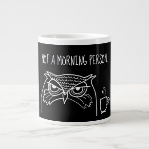 Grande Tasse Citation drôle et sarcastique, Pas une personne du
