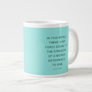 Grande Tasse Citations Turquoise des femmes inspirantes déterm