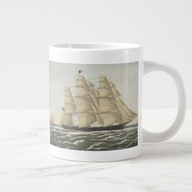 Grande Tasse Clipper Ship, nuage volant (Droite)
