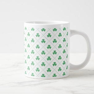 Grande Tasse Clover Feuille Motif St. Patrick's Day-23223
