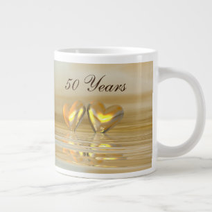 Grande Tasse Coeurs d'or