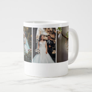 Grande Tasse Collage photo Mariage personnalisé
