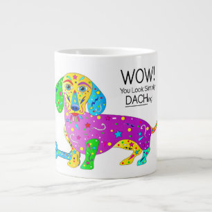 Grande Tasse Collection de kaléidoscopes colorés pour chien D