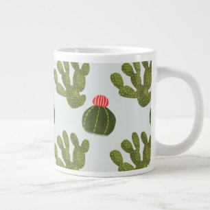 Grande Tasse Collection Llamarama  Cactus Motif