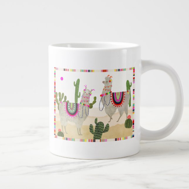 Grande Tasse Collection Llamarama | Cute Llamas (Droite)