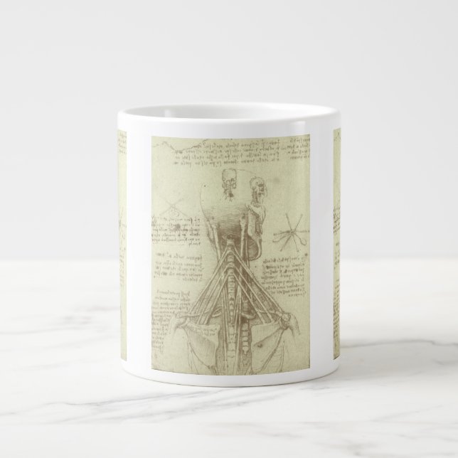 Grande Tasse Colonne de colonne vertébrale de l'anatomie humain (Devant)