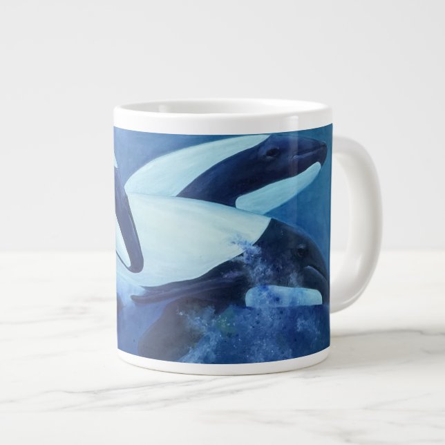 Grande Tasse Commersons Dolphins (Devant droit)